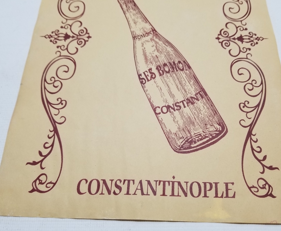 OSMANLI DÖNEMİ ÇOK NADİR BOMONTİ BİRA REKLAMI AFİŞİ