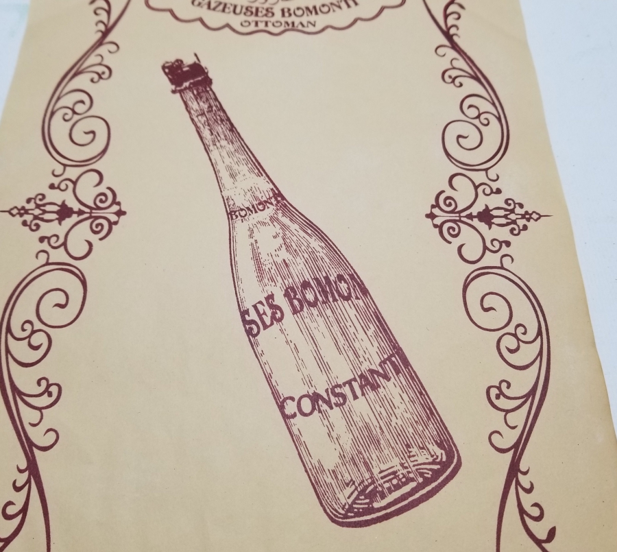 OSMANLI DÖNEMİ ÇOK NADİR BOMONTİ BİRA REKLAMI AFİŞİ