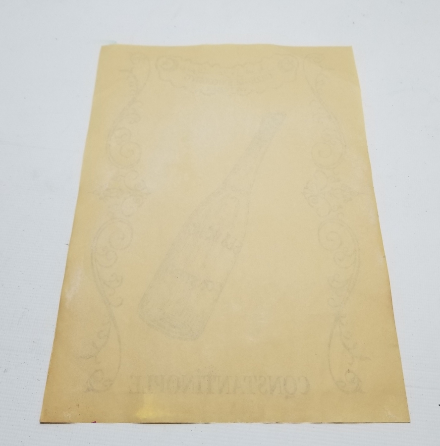 OSMANLI DÖNEMİ ÇOK NADİR BOMONTİ BİRA REKLAMI AFİŞİ