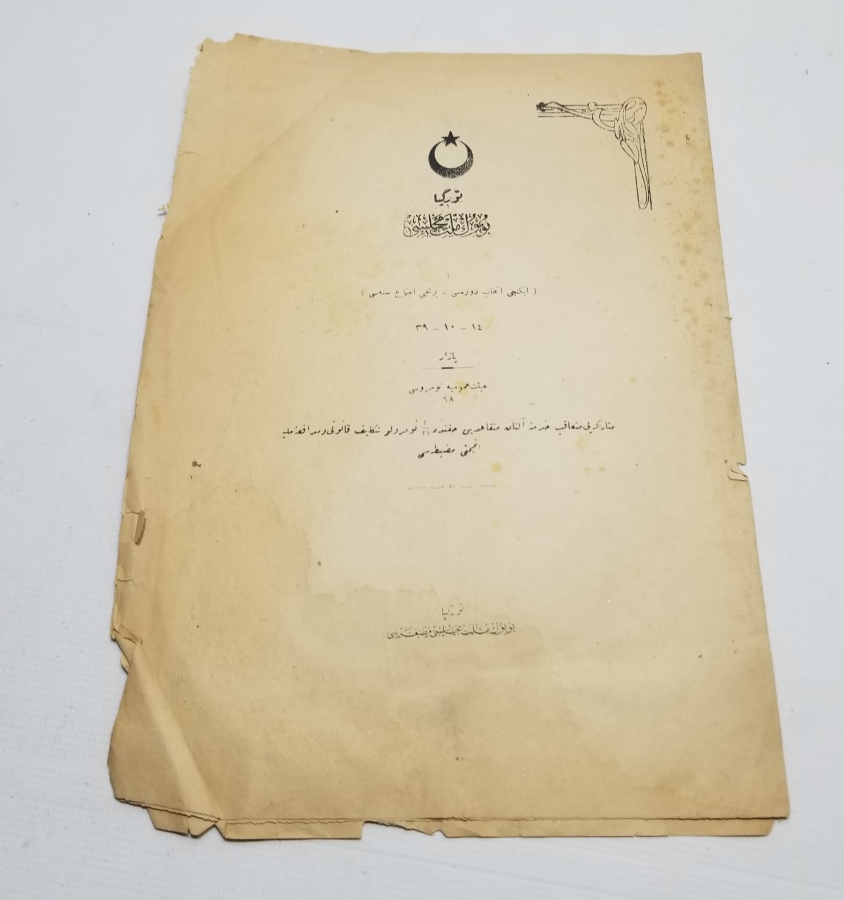 1928 YILI ÖNCESİ NADİR BÜYÜK MİLLET MECLİSİ TUTANAKLARI