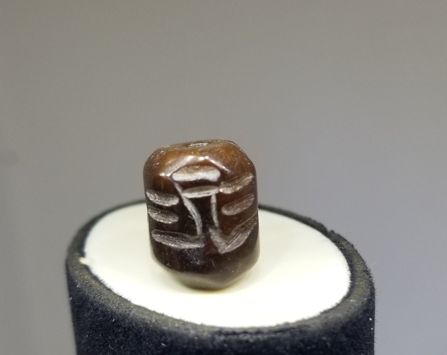 ÜZERİ DUALI OSMANLI DÖNEMİ AKİK KOLYE PARÇASI - HABBE