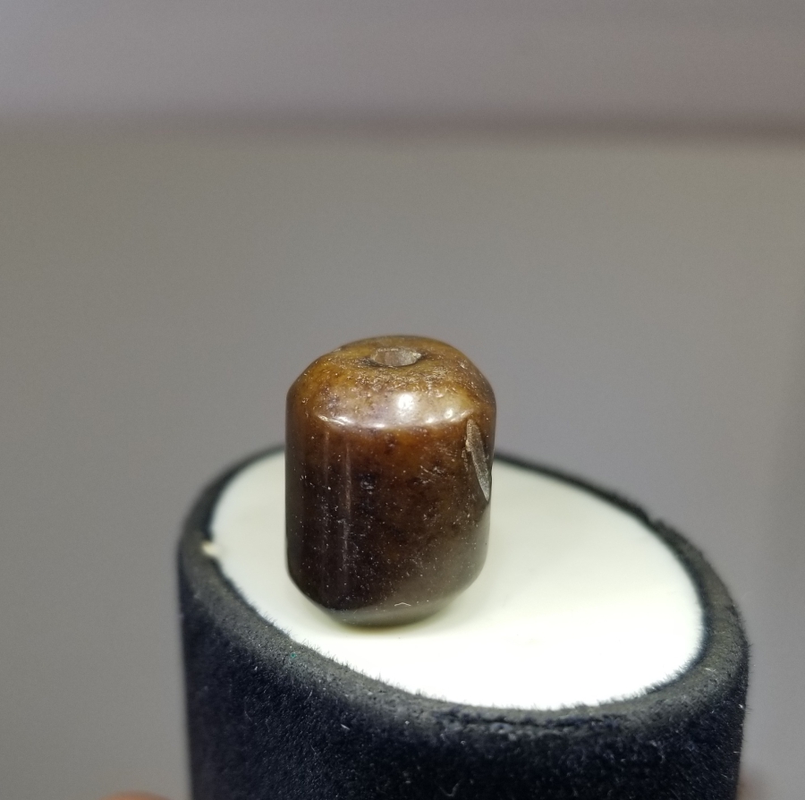 ÜZERİ DUALI OSMANLI DÖNEMİ AKİK KOLYE PARÇASI - HABBE