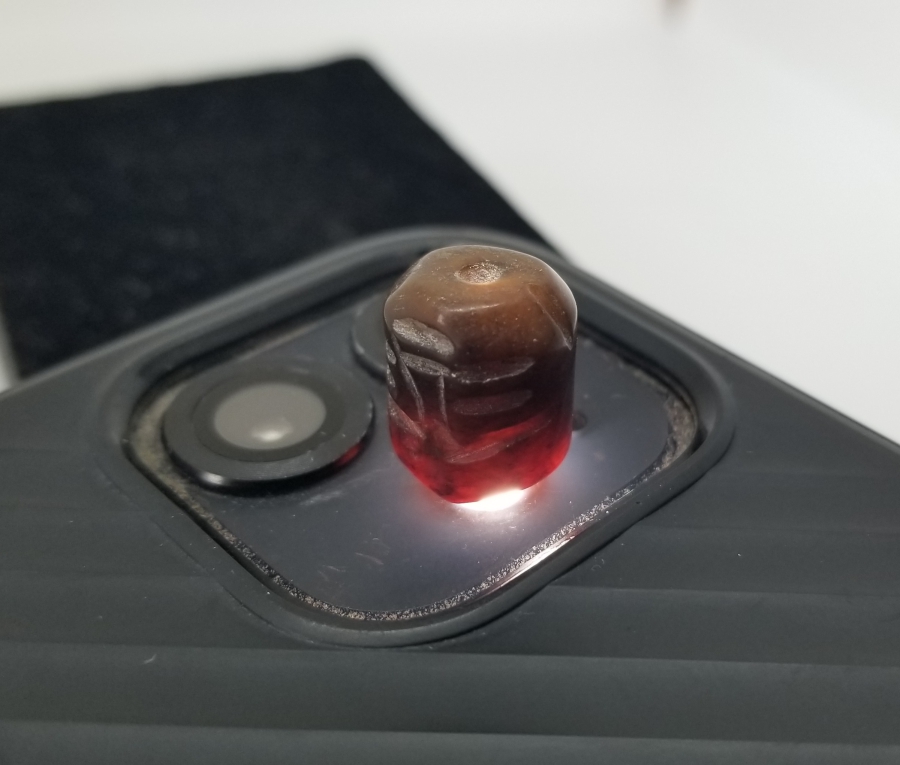 ÜZERİ DUALI OSMANLI DÖNEMİ AKİK KOLYE PARÇASI - HABBE