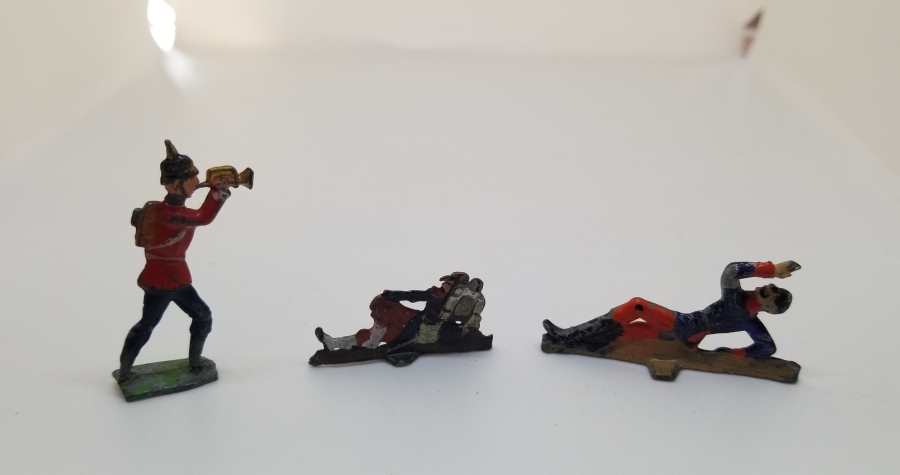 1. DÜNYA SAVAŞI DÖNEMİ EL BOYAMA ALMAN KURŞUN ASKER LOTU