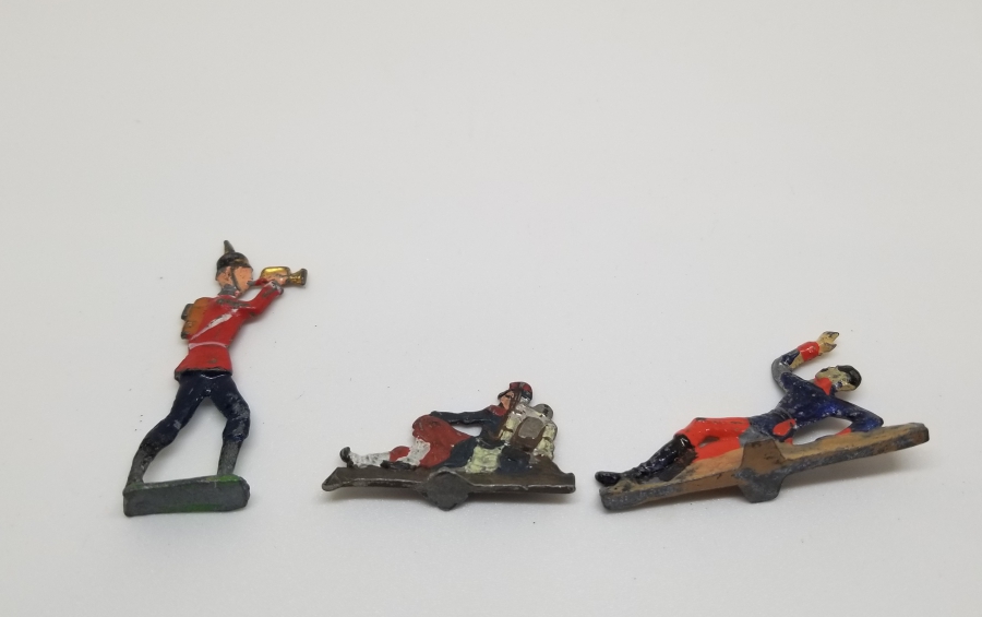 1. DÜNYA SAVAŞI DÖNEMİ EL BOYAMA ALMAN KURŞUN ASKER LOTU