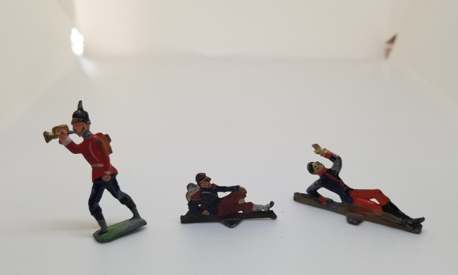 1. DÜNYA SAVAŞI DÖNEMİ EL BOYAMA ALMAN KURŞUN ASKER LOTU