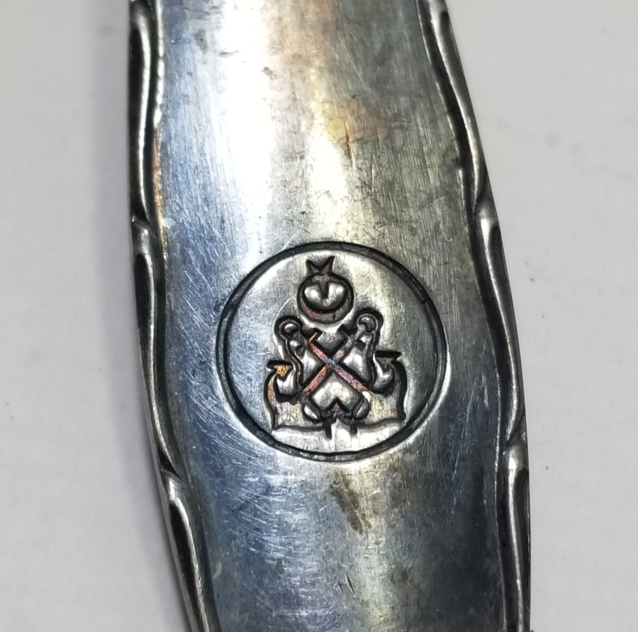 ŞİRKET-İ HAYRİYE DAMGALI OSMANLI DÖNEMİ SERVİS SPATULASI