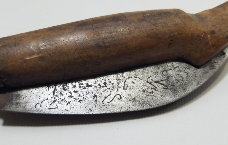 ÜZERİ HAYAT AĞAÇLI VE OSMANLICA YAZILI NADİR BURSA BAĞ BIÇAĞI