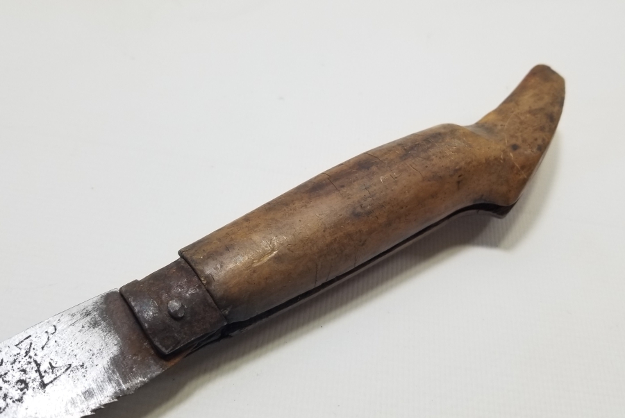 ÜZERİ HAYAT AĞAÇLI VE OSMANLICA YAZILI NADİR BURSA BAĞ BIÇAĞI