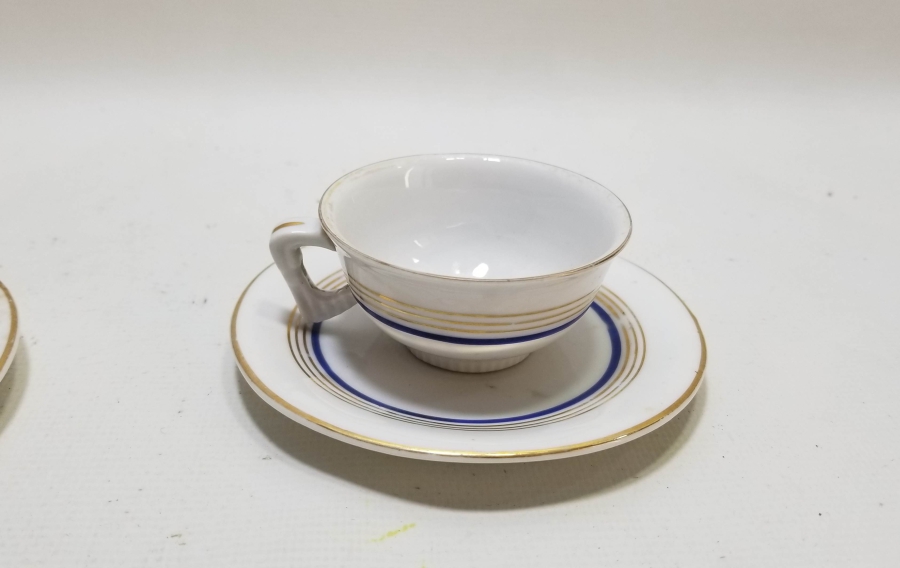 OSMANLI DÖNEMİ ÇİFT PORSELEN KAHVE TAKIMI