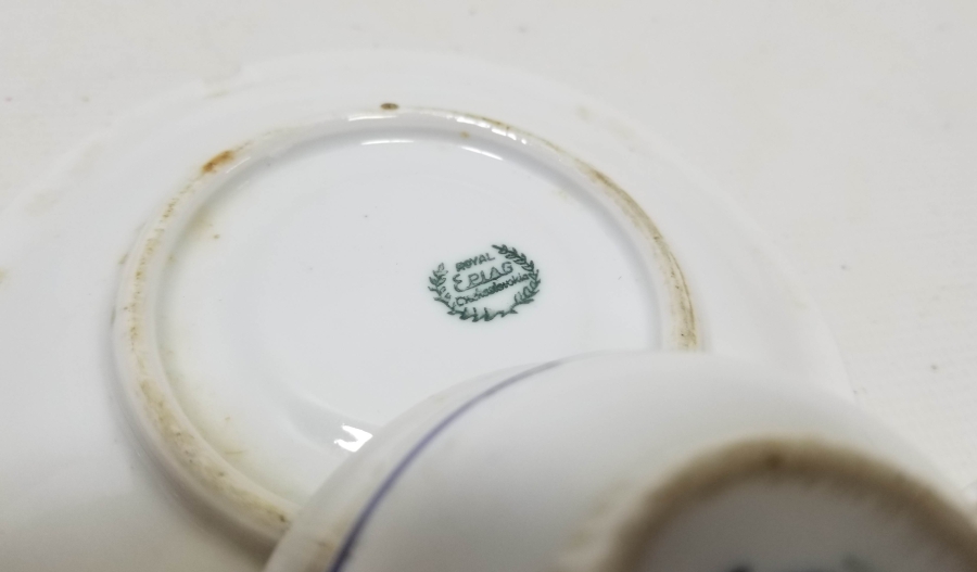 OSMANLI DÖNEMİ ÇİFT PORSELEN KAHVE TAKIMI