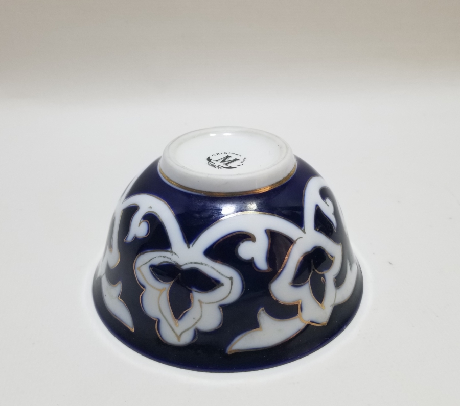 ÜZERİ ALTIN VARAKLI OSMANLI DÖNEMİ PORSELEN KASE