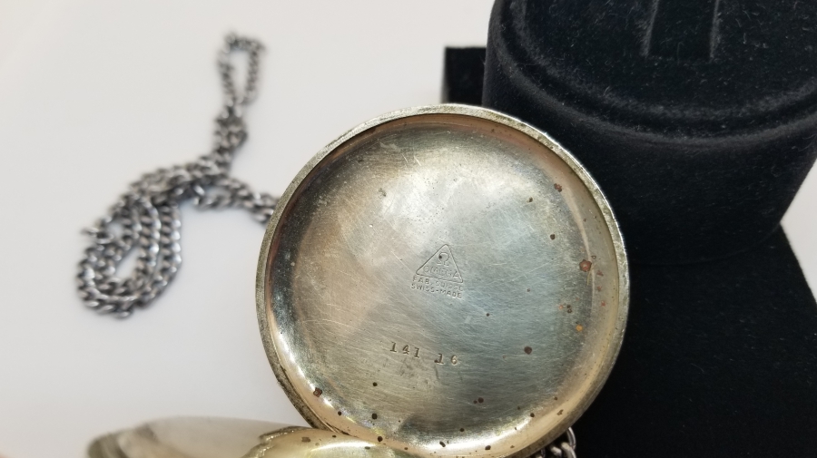 ORİJİNAL KÖSTEĞİYLE ANTİKA OMEGA CEP SAATİ