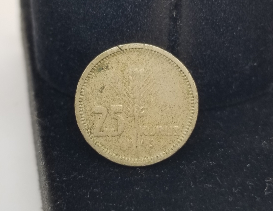 1945 YILI 25 KURUŞ