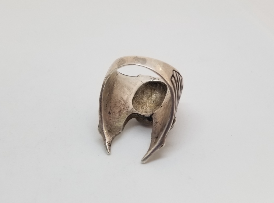 KABARTMA İŞÇİLİKLİ GÜMÜŞ ÖZEL YAPIM YÜZÜK