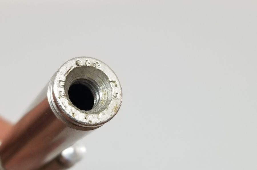 MAVZER MERMİSİ FORMUNDA YAPILMIŞ ANTİKA SUBAY ÇAKMAĞI