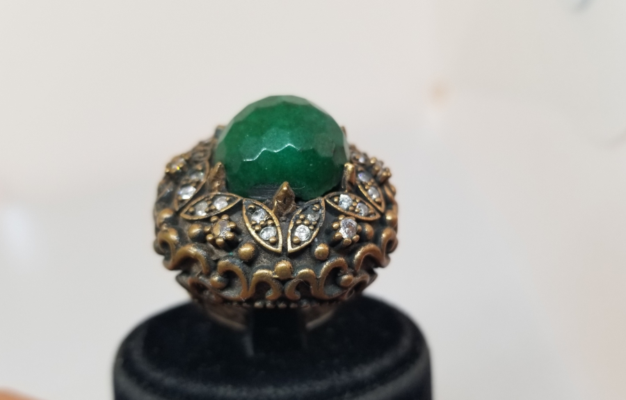 KABARTMA İŞÇİLİKLİ BÜYÜK BOY HÜRREM MODEL ÖZEL YAPIM YÜZÜK