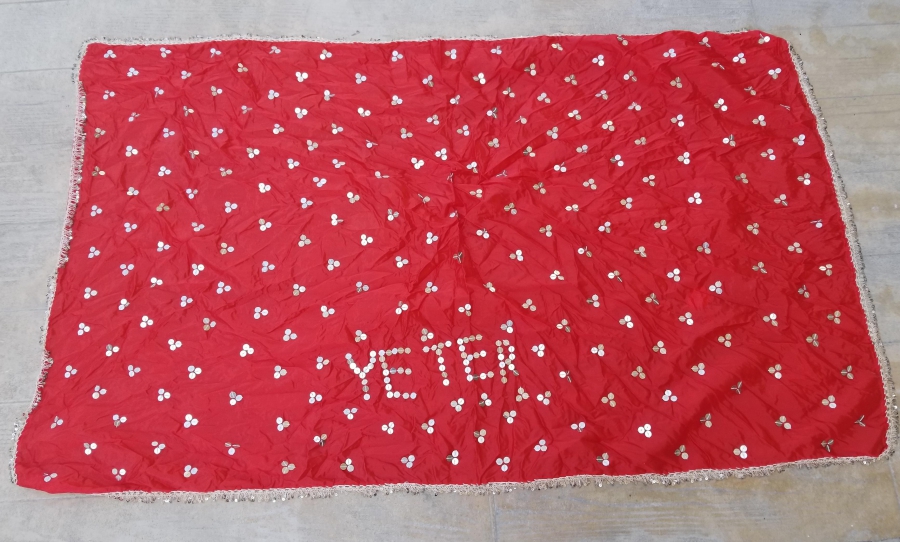 ANTİKA PULLU KINA ÖRTÜSÜ