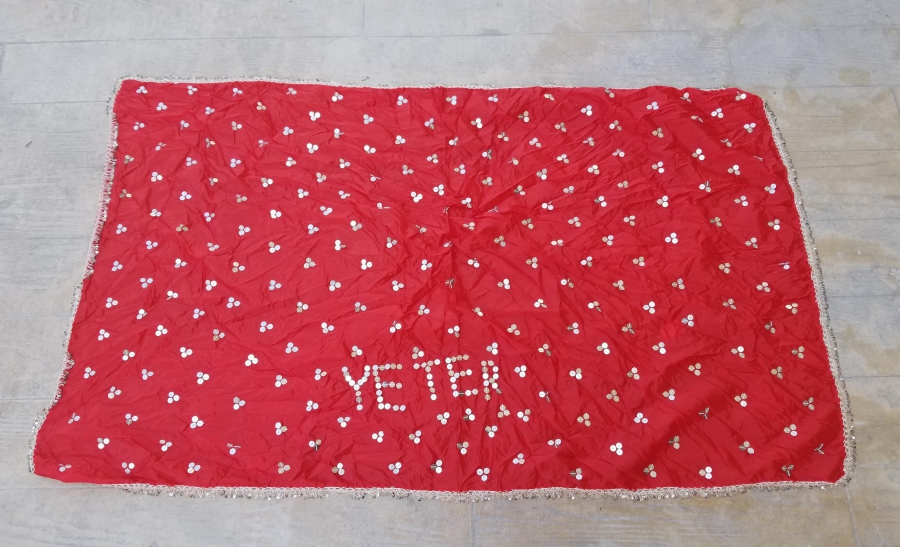 ANTİKA PULLU KINA ÖRTÜSÜ