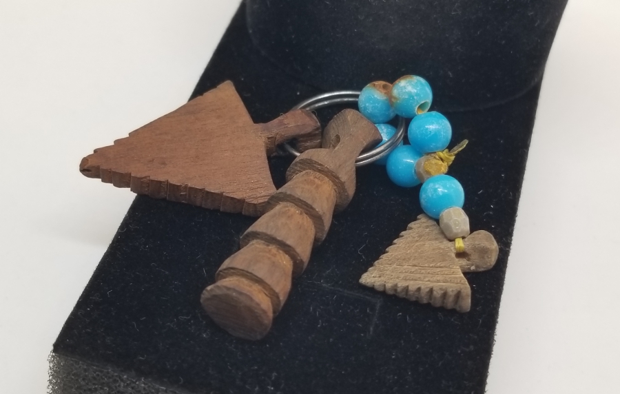 ÇİTLENBİK AĞACINDAN YAPILMIŞ ANADOLU ŞAMAN KÜLTÜRÜ OSMANLI LOHUSA NAZARLIĞI LOTU