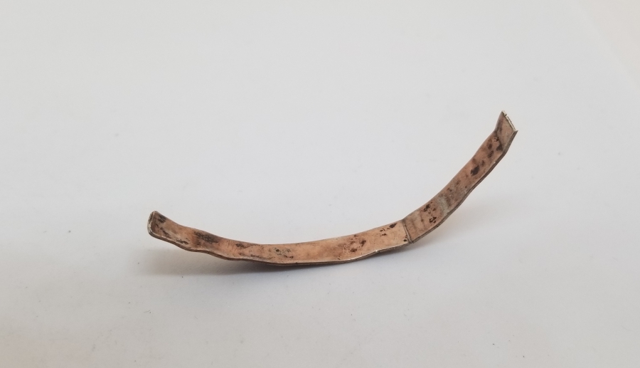 NAZAR AYETİ YAZILI OSMANLI DÖNEMİ GÜMÜŞ BİLEKLİK PARÇASI