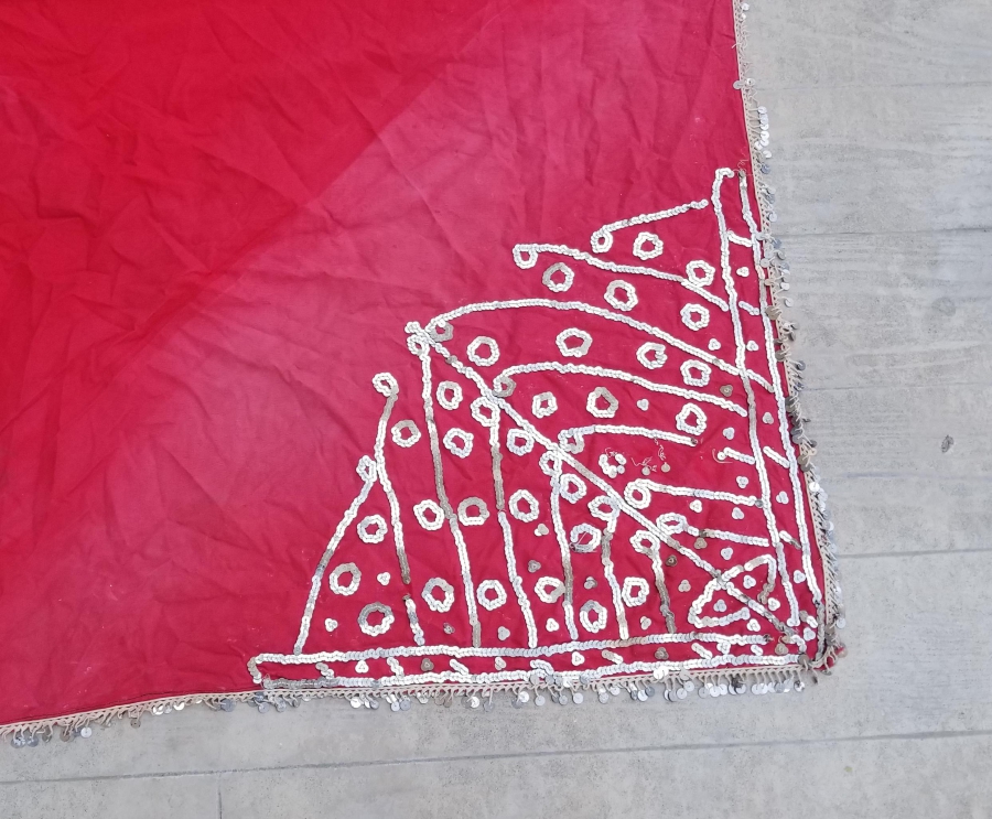 ÜZERİ PULLU VE HAYAT AĞAÇLI ANTİKA DAMAT SIRTLIĞI