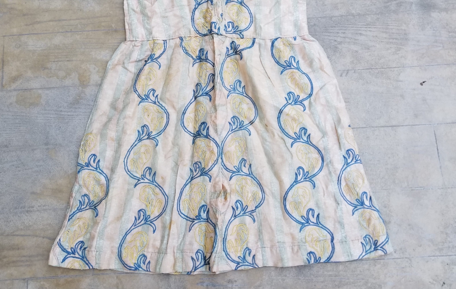 OSMANLI DÖNEMİ NADİR BOZCAADA RUM İŞİ İPEK GELİNLİK