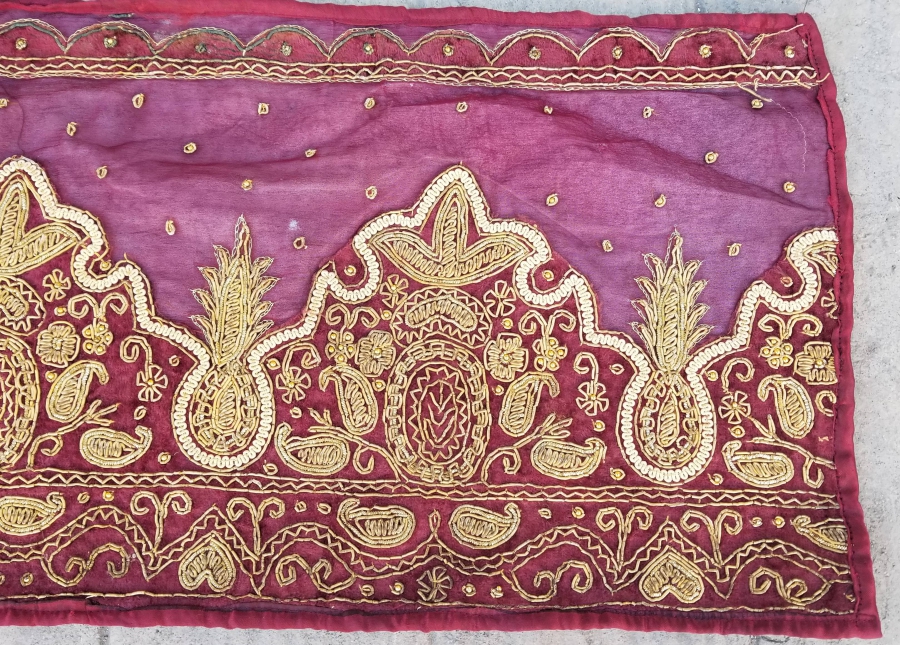 SIRMA İŞÇİLİKLİ OSMANLI DÖNEMİ RUM İŞİ RUNNER - MASA ÖRTÜSÜ