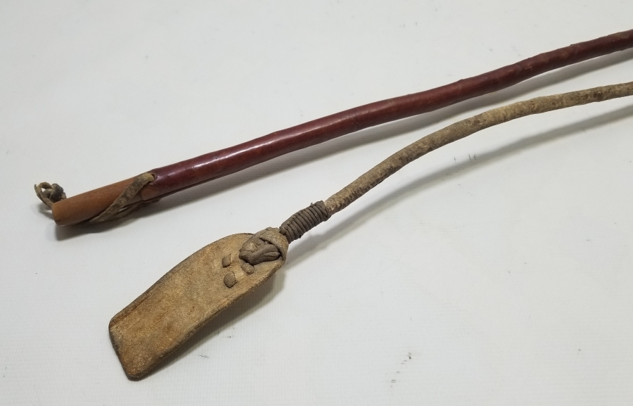 OSMANLI DÖNEMİ EL YAPIMI ÇERKES AT KAMÇISI