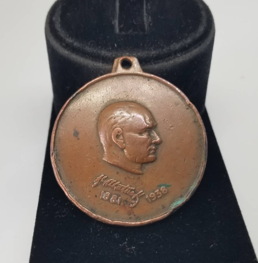 NADİR TİPTE İSTANBUL BOĞAZI GÖRSELLİ ATATÜRK MADALYON