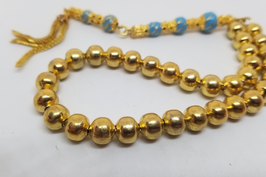 MİNE İŞÇİLİKLİ ALTIN KAPLAMA TESPİH