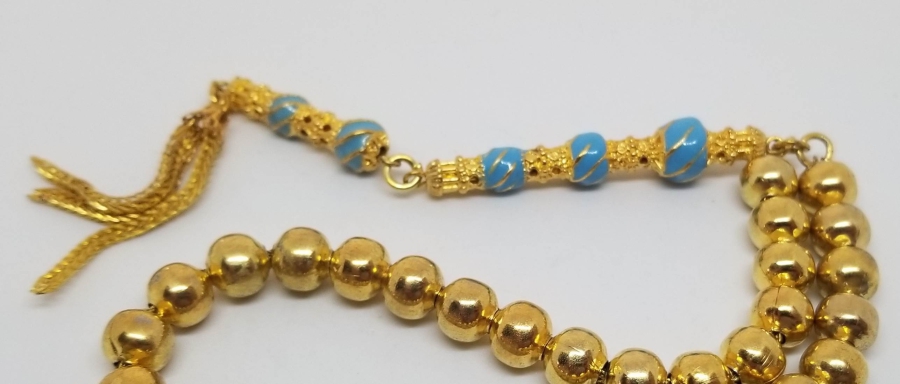 MİNE İŞÇİLİKLİ ALTIN KAPLAMA TESPİH