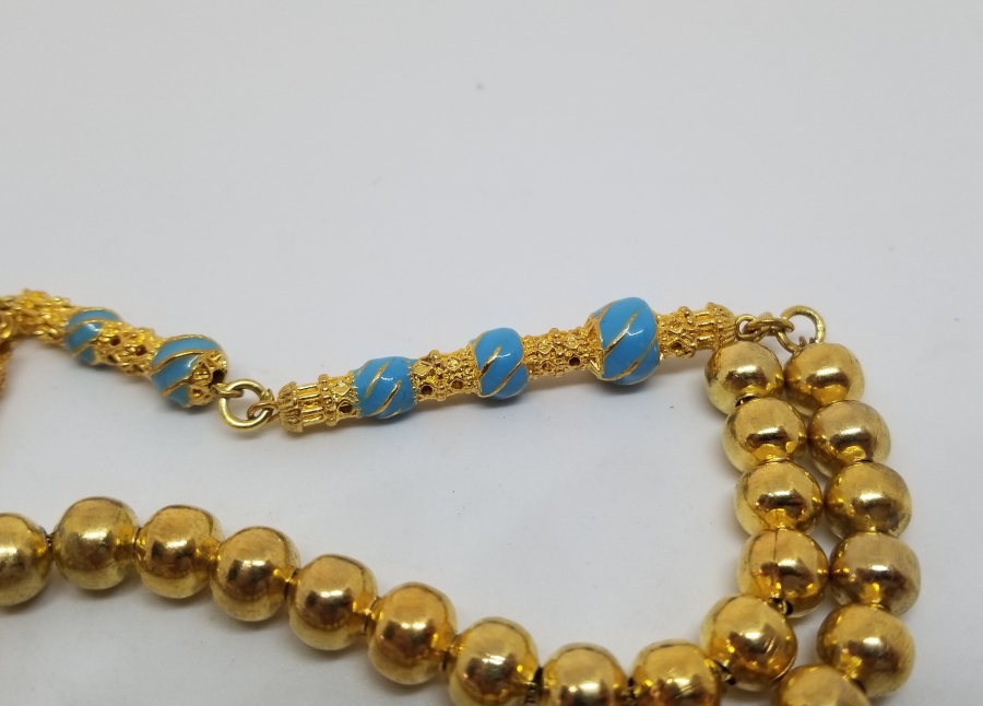 MİNE İŞÇİLİKLİ ALTIN KAPLAMA TESPİH