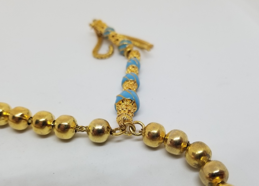 MİNE İŞÇİLİKLİ ALTIN KAPLAMA TESPİH