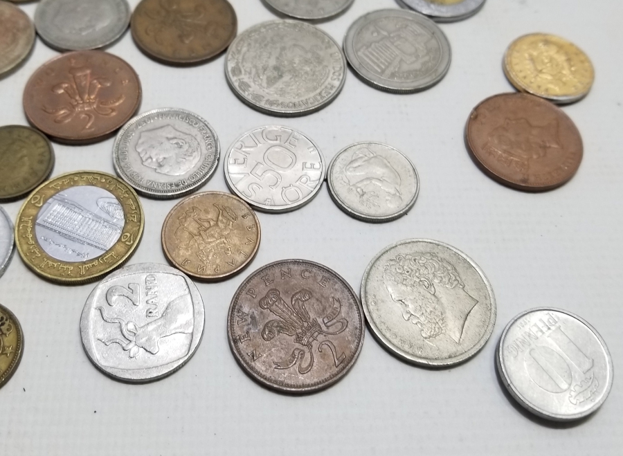 ANTİKA YABANCI METAL PARA LOTU