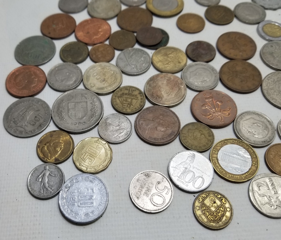 ANTİKA YABANCI METAL PARA LOTU