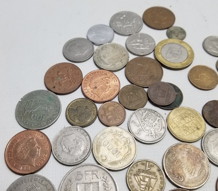 ANTİKA YABANCI METAL PARA LOTU