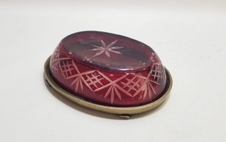 KRİSTAL KESME İŞÇİLİKLİ BÜYÜK BOY ANTİKA FRANSIZ KÜLLÜK