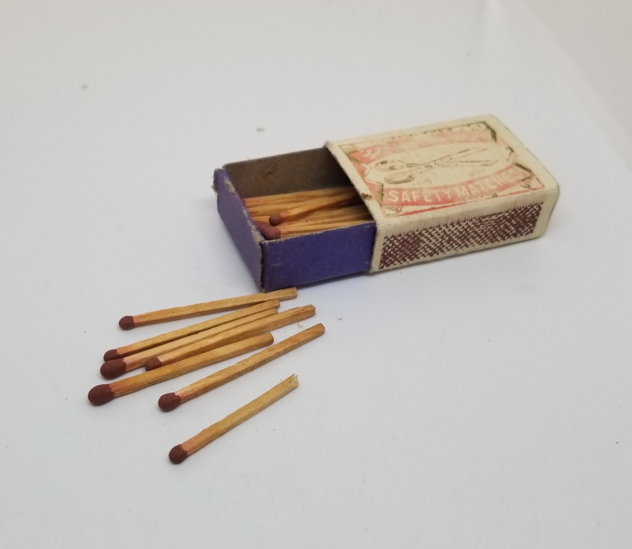 İÇİ DOLU OSMANLI DÖNEMİ NADİR KİBRİT