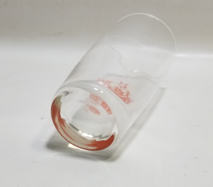 CUMHURİYET BAŞLARI ÇOK NADİR ÜZERİ BOZKURT VE AY YILDIZLI BARDAK