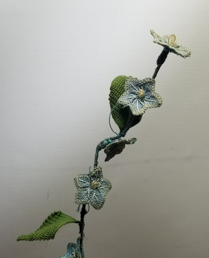 OSMANLI DÖNEMİ İĞNE OYALI KOZAK YÖRESİ NADİR GELİN ÇİÇEĞİ