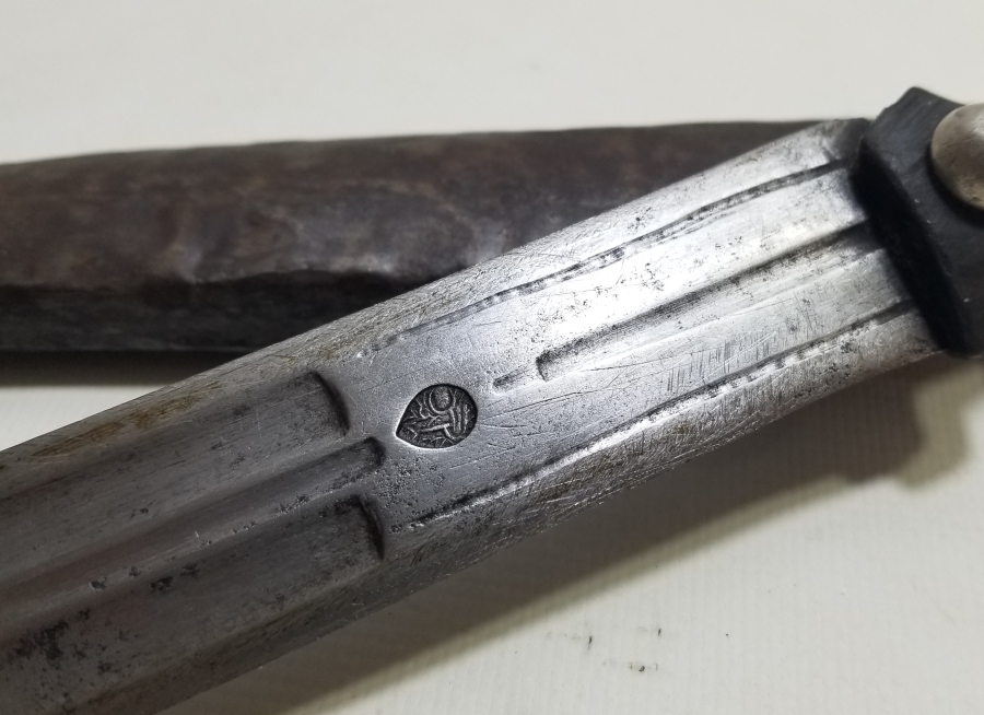 ÜZERİ USTA DAMGALI NADİR TİPTE ÇERKES KAMASI