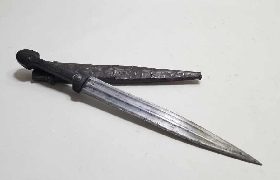 ÜZERİ USTA DAMGALI NADİR TİPTE ÇERKES KAMASI