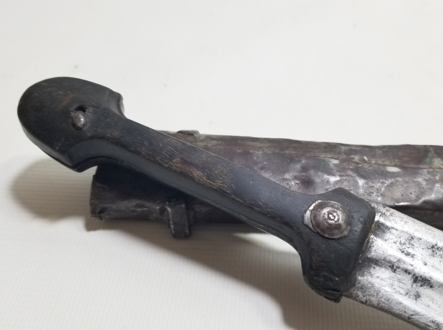 ÜZERİ USTA DAMGALI NADİR TİPTE ÇERKES KAMASI