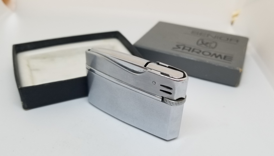 ORİJİNAL KUTUSUNDA SENIOR SAROME MARKA ANTİKA ÇAKMAK