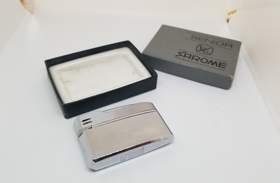 ORİJİNAL KUTUSUNDA SENIOR SAROME MARKA ANTİKA ÇAKMAK