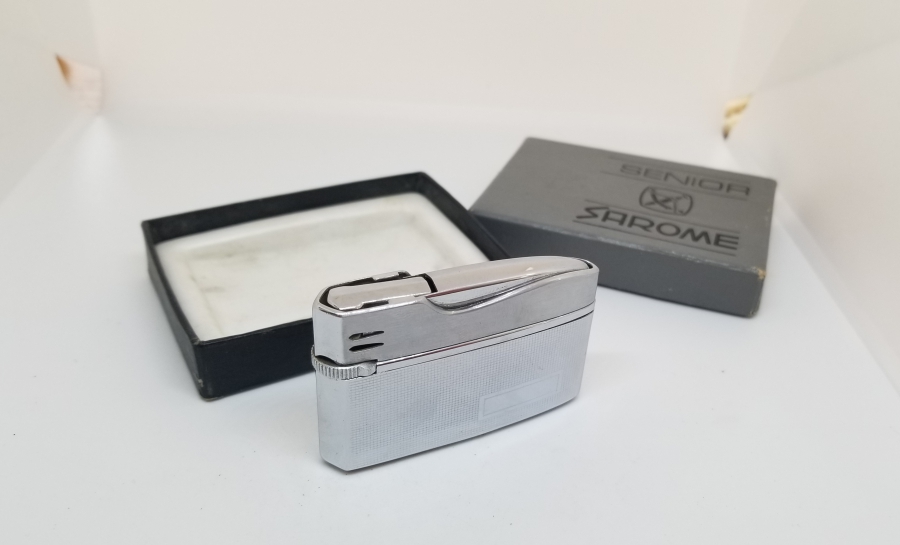 ORİJİNAL KUTUSUNDA SENIOR SAROME MARKA ANTİKA ÇAKMAK