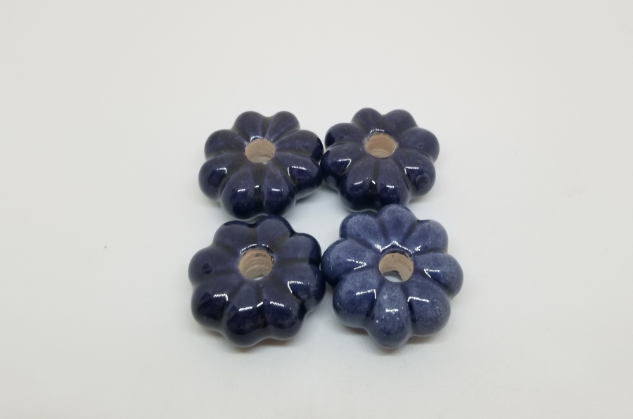 ÜZERİ EL BOYAMA OSMANLI DÖNEMİ PORSELEN ÇEKMECE KULPLARI LOTU