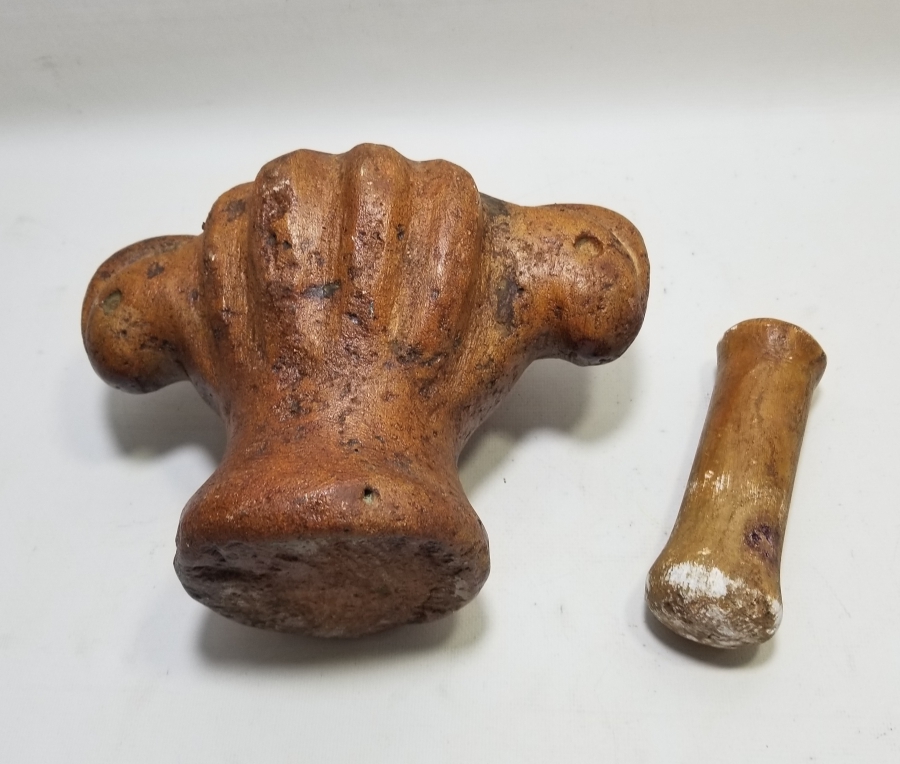 KOÇ BAŞI FİGÜRLÜ OSMANLI DÖNEMİ NADİR TEKKE İŞİ TAŞ HAVAN