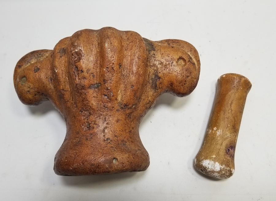 KOÇ BAŞI FİGÜRLÜ OSMANLI DÖNEMİ NADİR TEKKE İŞİ TAŞ HAVAN